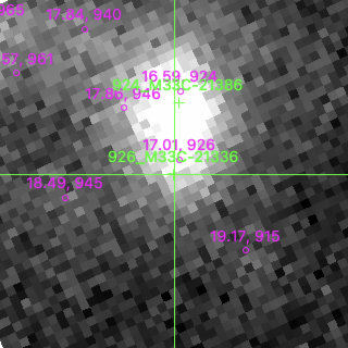M33C-21336 in filter V on MJD  60227.110