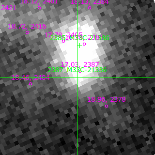 M33C-21336 in filter V on MJD  60227.110
