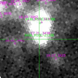 M33C-21336 in filter V on MJD  60261.120