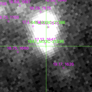M33C-21336 in filter V on MJD  60290.150