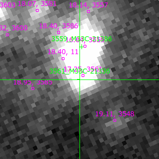 M33C-21336 in filter V on MJD  60292.180