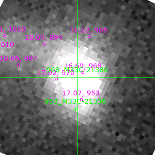 M33C-21386 in filter B on MJD  58045.150