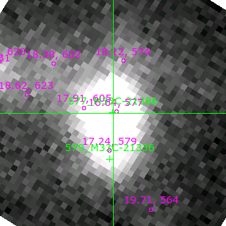 M33C-21386 in filter B on MJD  58316.380