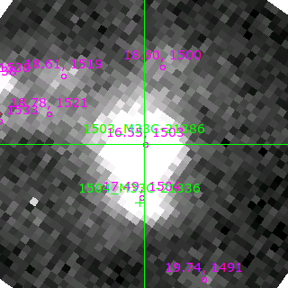 M33C-21386 in filter B on MJD  58341.400