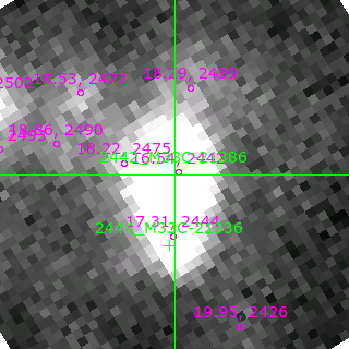 M33C-21386 in filter B on MJD  59056.380