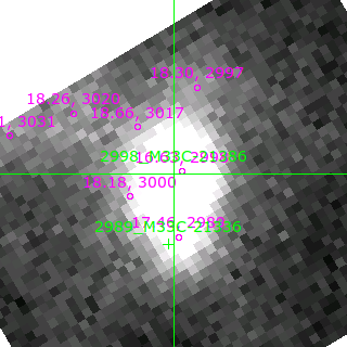 M33C-21386 in filter B on MJD  59161.090