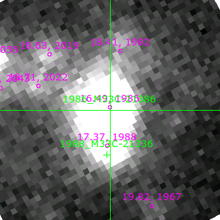 M33C-21386 in filter B on MJD  59227.080