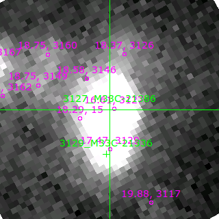 M33C-21386 in filter B on MJD  59227.080