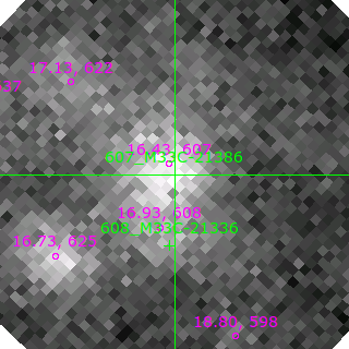 M33C-21386 in filter I on MJD  58433.000