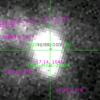 M33C-21386 in filter V on MJD  57335.180