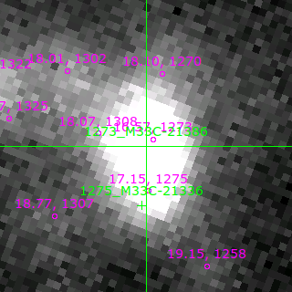 M33C-21386 in filter V on MJD  57687.130