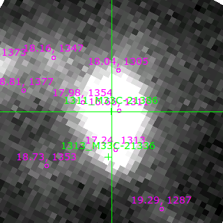 M33C-21386 in filter V on MJD  58103.160