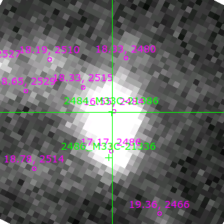 M33C-21386 in filter V on MJD  58108.140