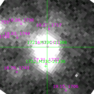 M33C-21386 in filter V on MJD  58341.400