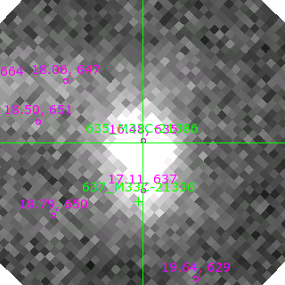 M33C-21386 in filter V on MJD  58433.000