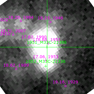 M33C-21386 in filter V on MJD  58812.220