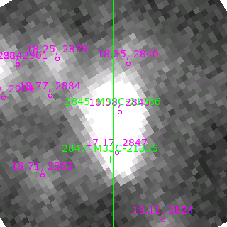 M33C-21386 in filter V on MJD  59056.380