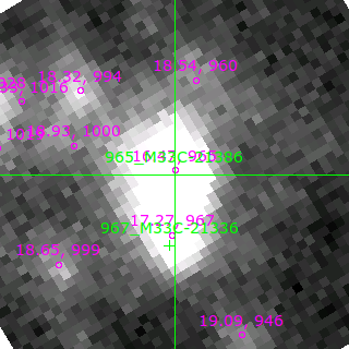 M33C-21386 in filter V on MJD  59081.330