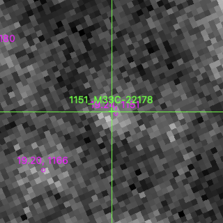 M33C-22178 in filter R on MJD  60290.150