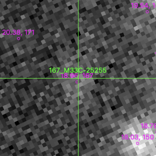 M33C-25255 in filter V on MJD  59849.190