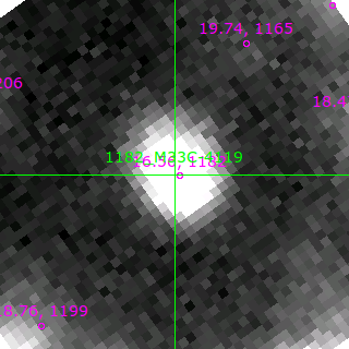 M33C-4119 in filter R on MJD  58812.200