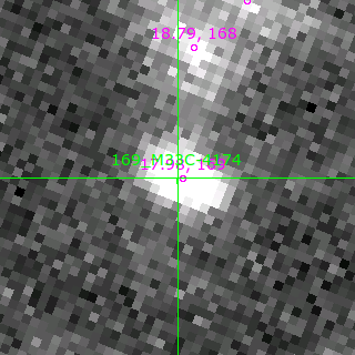 M33C-4174 in filter B on MJD  57638.390
