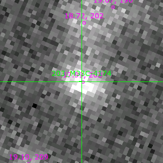 M33C-4174 in filter V on MJD  58043.130