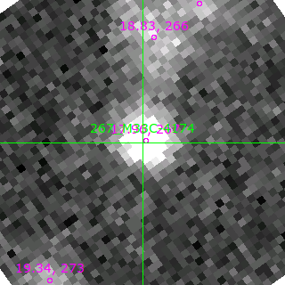 M33C-4174 in filter V on MJD  58784.140