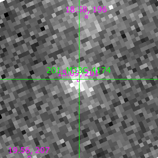 M33C-4174 in filter V on MJD  60506.340