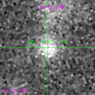 M33C-4174 in filter V on MJD  60592.110