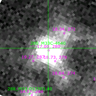 M33C-4640 in filter B on MJD  58108.130