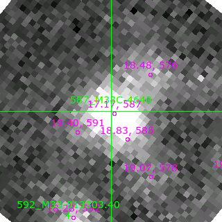 M33C-4640 in filter B on MJD  58373.150