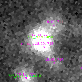 M33C-4640 in filter B on MJD  60290.220