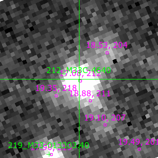 M33C-4640 in filter B on MJD  60529.400