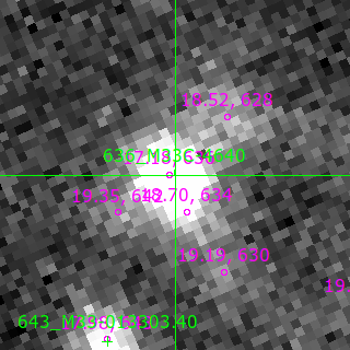 M33C-4640 in filter B on MJD  60533.410