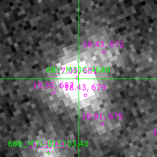 M33C-4640 in filter B on MJD  60562.270