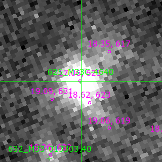 M33C-4640 in filter B on MJD  60592.130