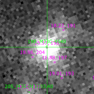 M33C-4640 in filter B on MJD  60592.130