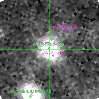 M33C-4640 in filter I on MJD  60261.160