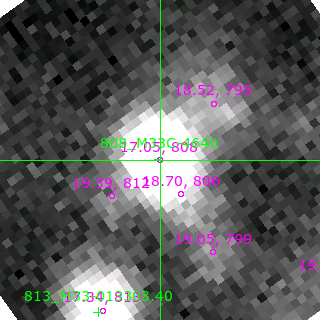 M33C-4640 in filter V on MJD  58812.200