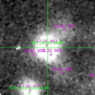 M33C-4640 in filter V on MJD  60262.180