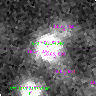 M33C-4640 in filter V on MJD  60292.230