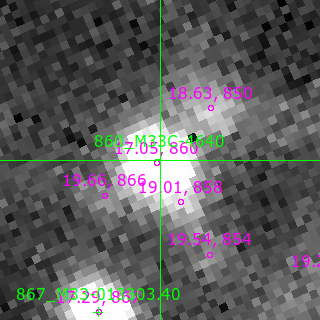 M33C-4640 in filter V on MJD  60533.410
