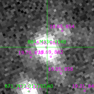 M33C-4640 in filter V on MJD  60562.270