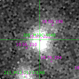 M33C-4640 in filter V on MJD  60592.130