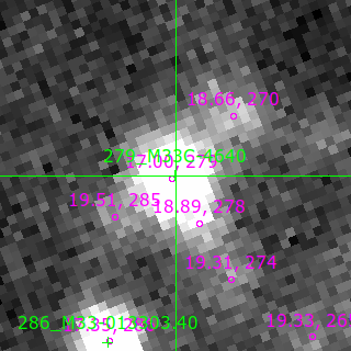 M33C-4640 in filter V on MJD  60651.200