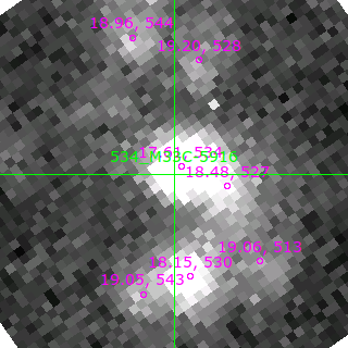 M33C-5916 in filter B on MJD  58784.140