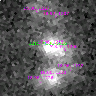 M33C-5916 in filter B on MJD  59823.240