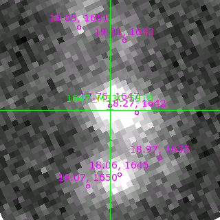 M33C-5916 in filter B on MJD  59903.260