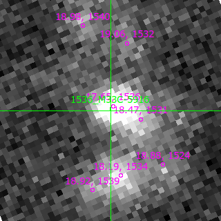 M33C-5916 in filter B on MJD  60205.170